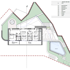 LABIN, SVETA MARINA- stara kuća s građevinskim zemljištem 435m2, s pogledom na more i idejnim projektom