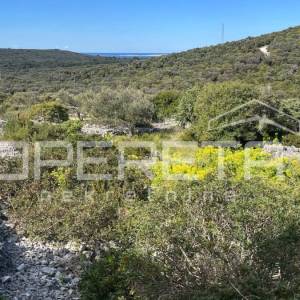 Lošinj, Ćunski - Građevinsko zemljište s pogledom na more, 630 m²