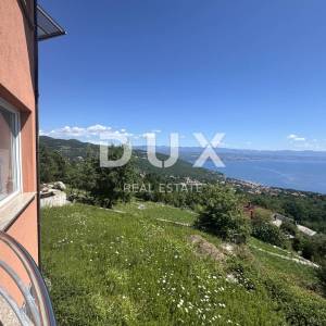 LOVRAN, DOBREĆ - Panoramski raj iznad Kvarnera – stan koji ostavlja bez daha