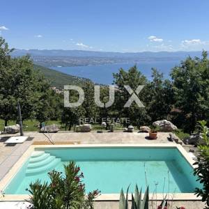 LOVRAN, DOBREĆ - Panoramski raj iznad Kvarnera – stan koji ostavlja bez daha