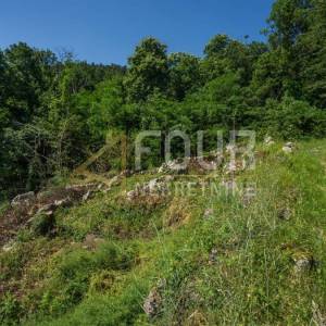 Lovran - okolica,  zemljište 1.398m2, pogled na more