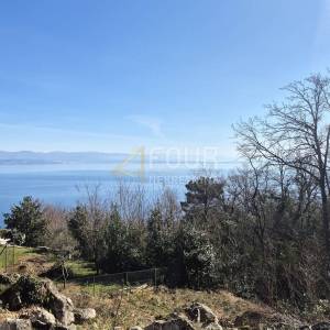 Lovran - okolica,  zemljište 1.398m2, pogled na more