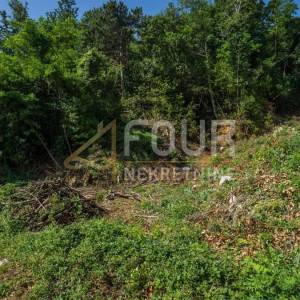 Lovran - okolica,  zemljište 1.398m2, pogled na more