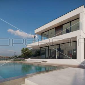 Luksuzna vila sa infinity bazenom, pogled na more,  178,91 m2, Pag