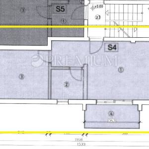 Malinska, apartman, 1. kat, 300 m od mora