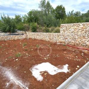 Malinska, nova kuća, 152 m2,  s bazenom i pogledom na more   