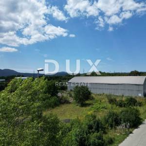MATULJI, JURDANI, RUPA- građevinsko zemljište 6750m2 s GRAĐ. DOZVOLOM za halu i poslovno stambenu zgradu