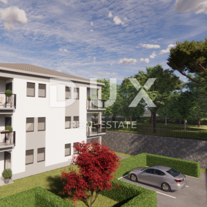 MATULJI, JUŠIĆI, JURDANI- stan 2. kat 83,43 m2 u novogradnji DB+2S s okućnicom 