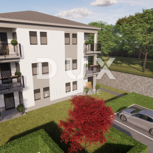 MATULJI, JUŠIĆI, JURDANI- stan 2. kat 83,43 m2 u novogradnji DB+2S s okućnicom 