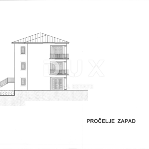 MATULJI, JUŠIĆI, JURDANI- stan 1. kat 80,12 m2 u novogradnji DB+2S s okućnicom 