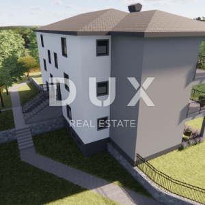 MATULJI, JUŠIĆI, JURDANI- stan 1. kat 80,12 m2 u novogradnji DB+2S s okućnicom 