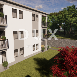 MATULJI, JUŠIĆI, JURDANI- stan prizemlje 84,08 m2 u novogradnji DB+2S s okućnicom