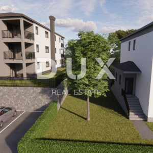 MATULJI, JUŠIĆI, JURDANI- stan prizemlje 84,06 m2 u novogradnji DB+2S s okućnicom
