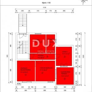 MATULJI, JUŠIĆI, JURDANI- stan 1. kat 83,16 m2 u novogradnji DB+2S s okućnicom 