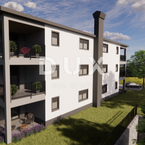 MATULJI, JUŠIĆI, JURDANI- stan 2. kat 87,74 m2 u novogradnji DB+2S s okućnicom 