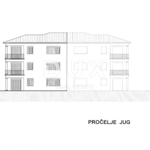 MATULJI, JUŠIĆI, JURDANI- stan 2. kat 87,74 m2 u novogradnji DB+2S s okućnicom 