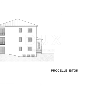 MATULJI, JUŠIĆI, JURDANI- stan prizemlje 62,34 m2 u novogradnji DB+2S s okućnicom