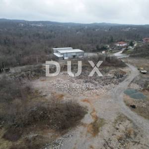 MATULJI, PERMANI - Građevinsko zemljište 12000m2 u radnoj zoni za skladišta / hale, M ZONA