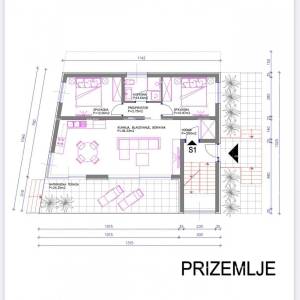 Medulin, Mukalba, započeta gradnja stambenog objekta sa tri luksuzna apartmana.