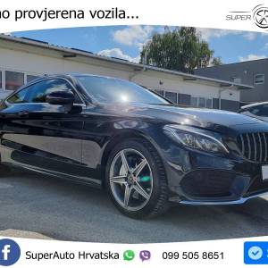 Mercedes C 250d Coupe 4M Aut. AMG 204 KS, REG 11/25 KAM+LED+TEM+NAVI
