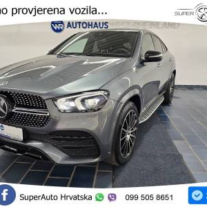 Mercedes GLE Coupe 350d 4M Aut. AMG 272 KS, ZRAČNI+ACC+LED+360+GR SJED+PANO