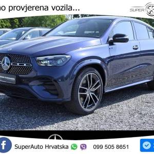 Mercedes GLE Coupe 450d 4M AMG+ 367 KS, ZRAČNI+ACC+4xGR SJED+360+PANO+HEAD