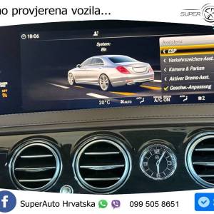 Mercedes S 350d Aut. 286 KS, ZRAČNI+ACC+LED+360+4xGR SJED+HEAD+PANO