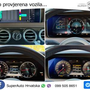 Mercedes S 350d Aut. 286 KS, ZRAČNI+ACC+LED+360+4xGR SJED+HEAD+PANO