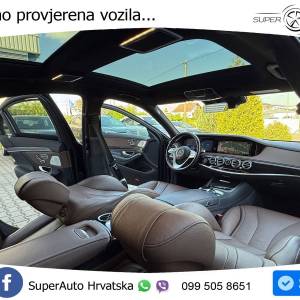 Mercedes S 350d Aut. 286 KS, ZRAČNI+ACC+LED+360+4xGR SJED+HEAD+PANO