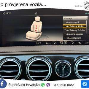 Mercedes S 350d Aut. 286 KS, ZRAČNI+ACC+LED+360+4xGR SJED+HEAD+PANO