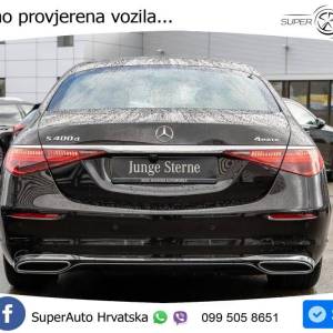 Mercedes S 400d 4M Aut. 330 KS, ZRAČNI+ACC+360+LED+4xGR SJED+HEAD+PANO