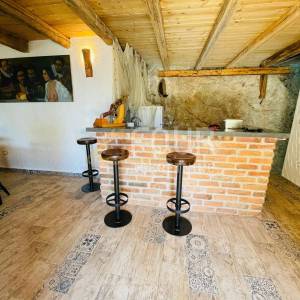 Mošćenička Draga, novogradnja, kuća s bazenom, pogled na more