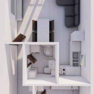 Novalja: apartman, 34m2, 2s, top lokacija s pogledom na more