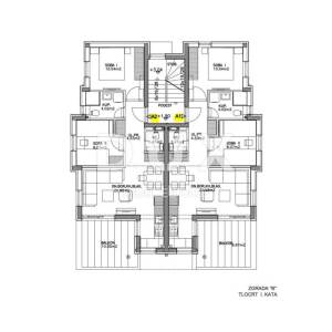 NOVALJA, JAKIŠNICA - Apartman 66m2 na prvom katu s predivnim pogledom na more