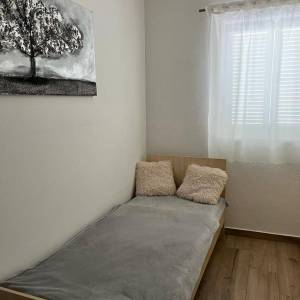 Novalja, Orlje, trosobni apartman, 67.63m2, pogled na more