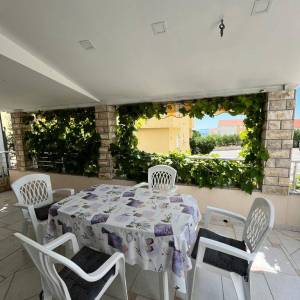 Novalja, Orlje, trosobni apartman, 67.63m2, pogled na more