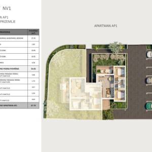 Novalja, projekt Olive Tree, 74 M2, BLIZINA CENTRA I GRADSKE PLAŽE