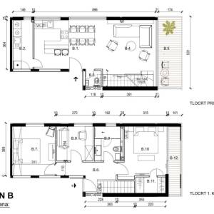 Novi, moderni stanovi s 2 parkirna mjesta, u novogradnji, Rovinj B3/B