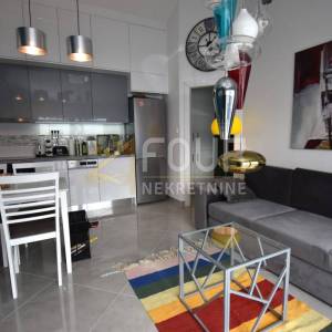 Novi Vinodolski, 46.64m2, 1s+db, lođa, pogled na more