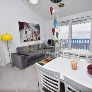Novi Vinodolski, 46.64m2, 1s+db, lođa, pogled na more