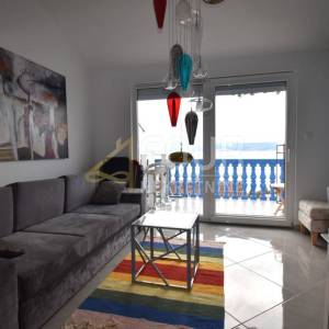Novi Vinodolski, 46.64m2, 1s+db, lođa, pogled na more