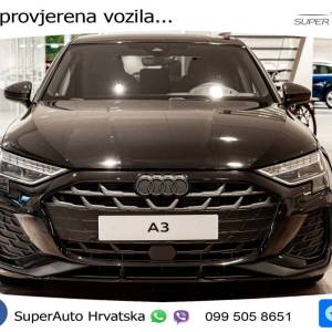 NOVO Audi A3 35 TDI S tronic 2xS line 150 KS, ACC+KAM+LED+GR SJED+PANO+HEAD