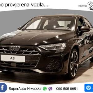 NOVO Audi A3 35 TDI S tronic 2xS line 150 KS, ACC+KAM+LED+GR SJED+PANO+HEAD