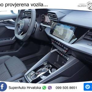 NOVO Audi A3 35 TDI S tronic 2x S line 150 KS, ACC+KAM+GR SJED+PANO+ASIST