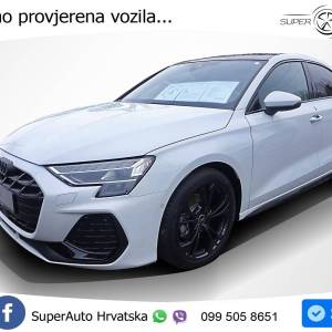 NOVO Audi A3 35 TDI S tronic 2x S line 150 KS, ACC+KAM+GR SJED+PANO+ASIST