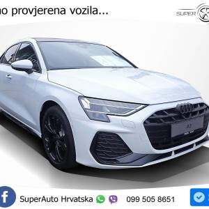 NOVO Audi A3 35 TDI S tronic 2x S line 150 KS, ACC+KAM+GR SJED+PANO+ASIST