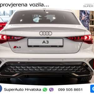 NOVO Audi A3 35 TDI S tronic S line 150 KS, ACC+KAM+LED+GR SJED+VIRT+NAVI+ASIST