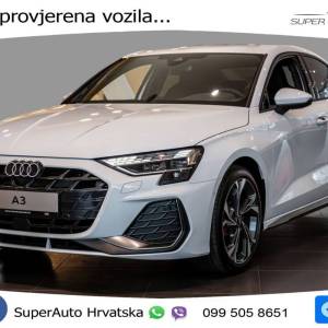 NOVO Audi A3 35 TDI S tronic S line 150 KS, ACC+KAM+LED+GR SJED+VIRT+NAVI+ASIST