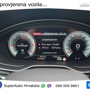 NOVO Audi Q5 40 TDI quattro ultra S tronic S line 204 KS, ACC+360+GR SJED+LED