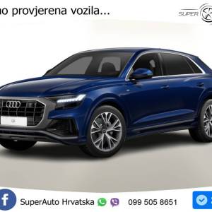 NOVO Audi Q8 55 TFSI 2xS line 340 KS, ZRAČNI+MATRIX+GR SJED+PANO+21"